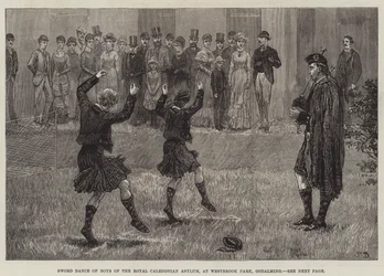Sword Dance of Boys of the Royal Caledonian Asylum, at Westbrook Park, Godalming